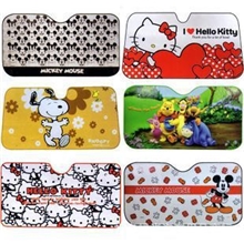 卡通前挡遮阳挡卡通车用太阳挡夏季防晒隔热挡