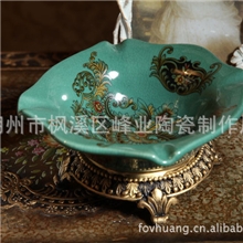 供应欧式陶瓷烟灰缸摆件欧式陶瓷烟缸厂家批发创意烟缸热销