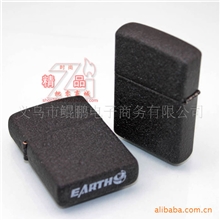 批发金属煤油恒星打火机101N黑色磨砂广告促销机