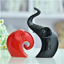 供应陶瓷礼品创意小礼品时尚家居摆设抽象艺术情侣象6036#