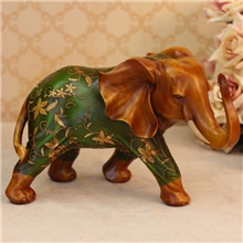 欧式动物摆件树脂工艺品大象情侣摆件家居装饰礼品BJ066
