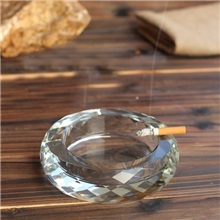 定做水晶烟灰缸个性创意款式设计logo刻字菠萝面水晶烟灰缸