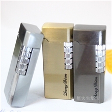 正点2302商务型朗声打火机|边打砂轮打火机|金属打火机批发