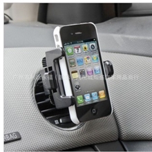 车载手机架出风口车用支架iphone4s汽车手机座360度旋转