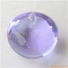 水晶工艺品/水晶光面苹果/商务礼品