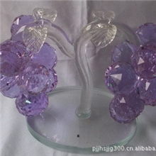 水晶葡萄摆件/水晶礼品/水晶工艺品