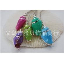 贝壳工艺品全天然贝壳批发小海螺单层长项链海洋礼物促销品