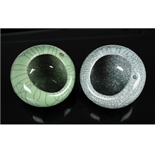 烟灰缸球形哥窑日用品烟具创意烟灰缸居家摆设