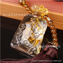 汽车挂件饰品水晶汽车挂饰高档琉璃挂件车饰品福袋貔貅批发