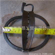 捕猎铁夹子野兔夹斑鸠夹山鸡夹黄鼠狼夹子野猪夹钢制直径14CM