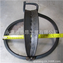 批发野猪夹子生产野兔黄鼠狼老鼠猫野鸡铁夹加厚加强型直径26CM