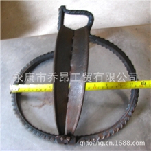 供应野兔野猪夹猪灌夹野鸭狐狸狼庄稼防护用狼手工制作直径30CM