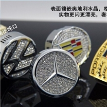 供应车标带钻风口香水日本原装车用出风口香水汽车香水车用香膏