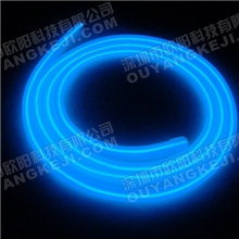直径5.0毫米蓝色EL发光线新型光非点状整条均匀发光无死坏灯