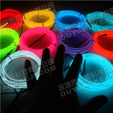 EL冷光线EL发光线4.0MM半圆汽车室内发光装饰汽车改装EL灯