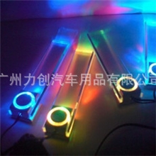 车内led气氛灯室内装饰灯脚底灯七彩闪动led装饰灯氛围灯