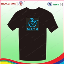 深圳厂家支持批发大量提供定做发光t恤发光片