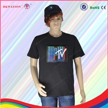 深圳厂家支持批发惊爆价声控闪动t恤大量提供定做