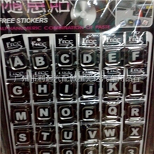 新款个性车贴高档随意贴车头贴创意车身贴车用数字贴车标贴