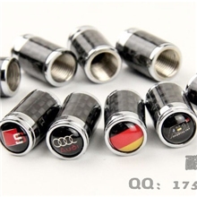 碳纤气门嘴帽大众GTABTI碳纤维改装气门嘴汽车气门嘴盖