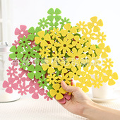 低价销售--各种颜色各种形状毛毡杯垫--桌垫