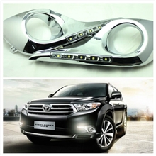 厂家直销广州镁菱车亮点12-13款新汉兰达专用日行灯LED行车灯