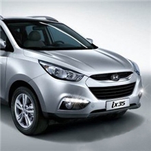 厂家直销镁菱车亮点现代IX35专用日行灯雾灯改装升级行车灯