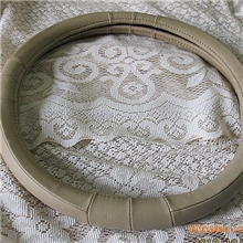 【特价促销】适合所有车型吸汗防滑真皮拼花方向套