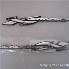 劲战字标CyguusX字标ABS电镀车标劲战CyguusX字标