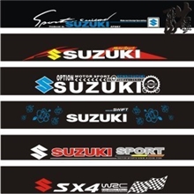 汽车反光车贴铃木前挡贴SX4雨燕天语前挡贴汽车贴纸