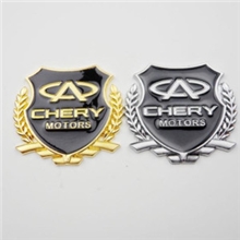 奇瑞金属麦穗车贴侧标3D立体汽车装饰贴改装标厂家直销