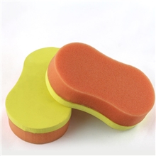 汽车PVC轮胎打蜡海绵洗车海绵汽车清洗绵小八字打蜡海绵批发
