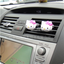 日本HELLOKITTY汽车出风口香水汽车用载香膏