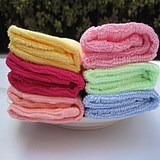 成都毛巾批发竹纤维小方巾厨巾酒店用品清洁巾批发