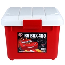 爱丽思Cars汽车总动员RVBOX400汽车收纳箱红色24L