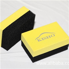 厂家推荐镀膜海绵汽车养护用品高效镀膜海绵块