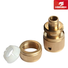 纯铜快速接头/通水接/四分/洗车水枪接头/园林工具