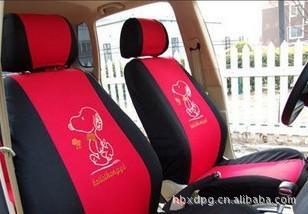 厂家批发通用型汽车座套菠萝布座套赠品座套