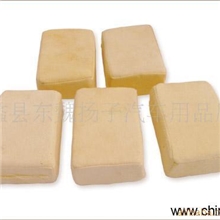 供应麂皮油鞣革擦车海绵方块海绵包