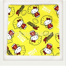 环保无尘超细纤维眼镜布不掉毛眼镜布可定做热转印彩色眼镜布