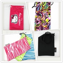 厂家供应热升华眼镜袋美图眼镜袋起订量低高清数码印花眼镜袋