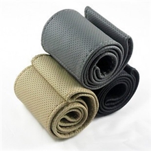 手缝方向盘套超纤皮方向盘套汽车方向盘套新款方向盘套