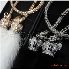 奢华极点皇冠大气奢华貂毛挂饰/汽车高档挂饰/DAD后视镜貂挂饰