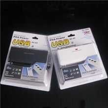 正品WF-0096一分三带USB插孔点烟器车载点烟器黑白两色可选