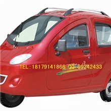 铁壳全封闭电动三轮车铁壳老年代步车金属车身电动代步车