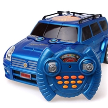 锋源28118最新遥控变形金刚灯光音乐跳舞遥控变形车