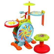 汇乐666架子鼓音乐玩具鼓打鼓益智玩具儿童玩具一件代发