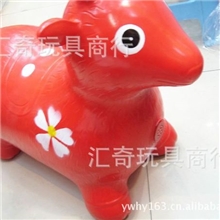 特价促销PVC充气玩具带音乐跳跳鹿跳跳马橡皮鹿C269