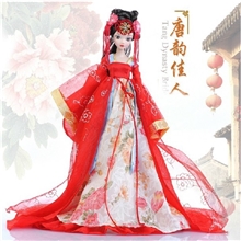 最新专柜正品可儿娃娃古装关节体中国芭比限量收藏唐韵佳人