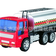 厂家直销铠胜隆4432惯性油罐车惯性工程车益智玩具车惯性车